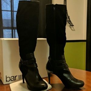 Black high boot